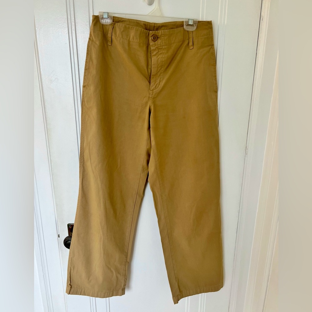 J. Crew Women's Camel Tan Wide Leg Pants - see description